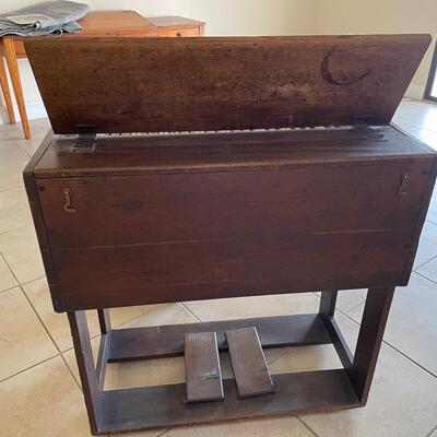 Lot 173. Antique Miniature Piano and Stool