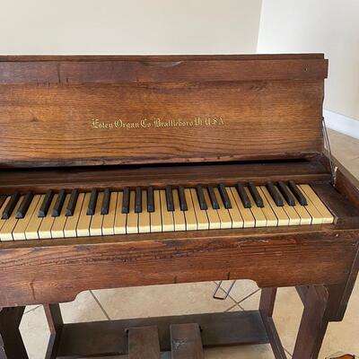 Lot 173. Antique Miniature Piano and Stool