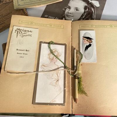 Lot 186. Antique Song Books & Old Scrapbook