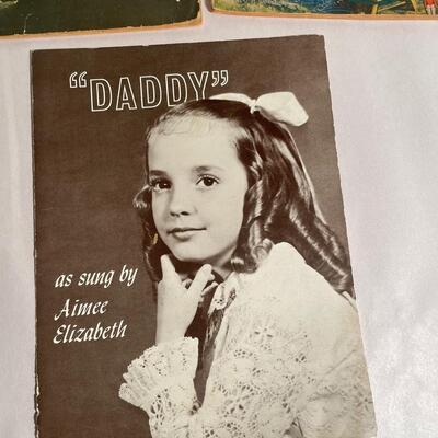 Lot 186. Antique Song Books & Old Scrapbook