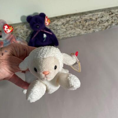 Lot 187. Four Beanie Babies
