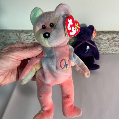 Lot 187. Four Beanie Babies