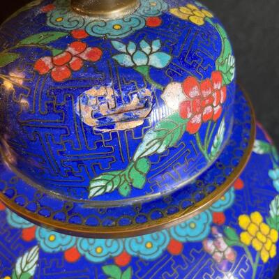 Lot 189. Vintage Cloisonne Ginger Jar