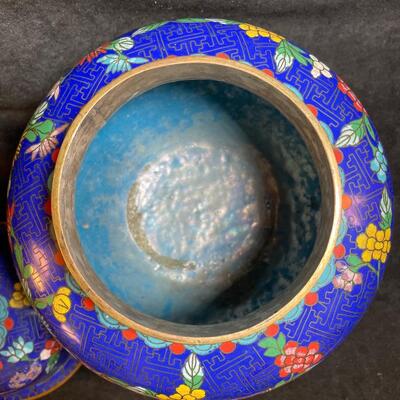 Lot 189. Vintage Cloisonne Ginger Jar