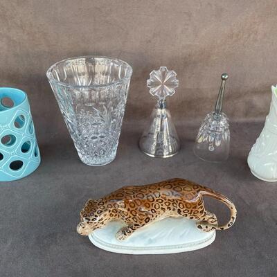 Lot 50  Misc Collectibles with Beleek Vase