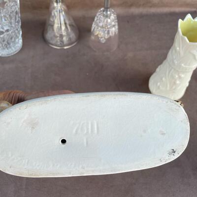 Lot 50  Misc Collectibles with Beleek Vase