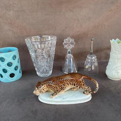 Lot 50  Misc Collectibles with Beleek Vase