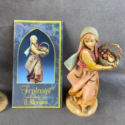 Lot 54  Fontanini Nativity Figurines  (Qty 28)