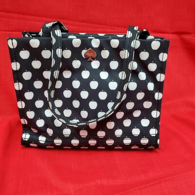 Kate Spade Apple on Black Handbag