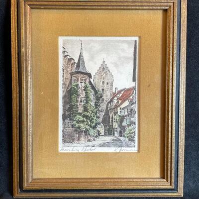 Lot 62 Pair of Vintage Framed Engravings