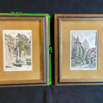 Lot 62 Pair of Vintage Framed Engravings