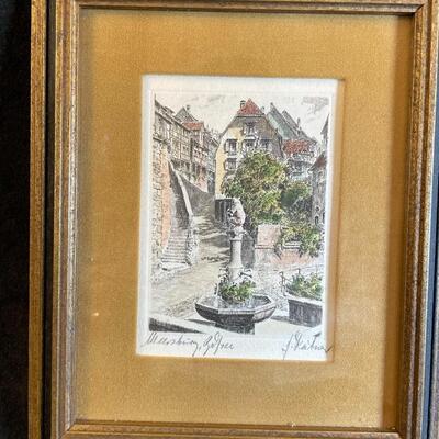 Lot 62 Pair of Vintage Framed Engravings