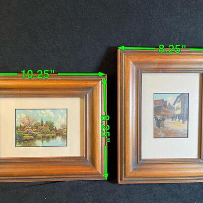 Lot 63 Pair of Small Framed Prints