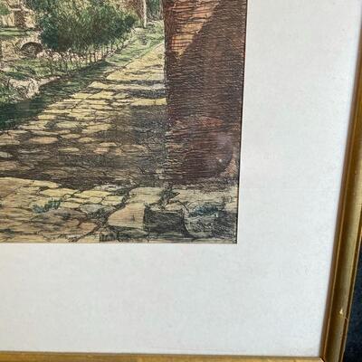 Lot 64   Vintage Framed Engraving