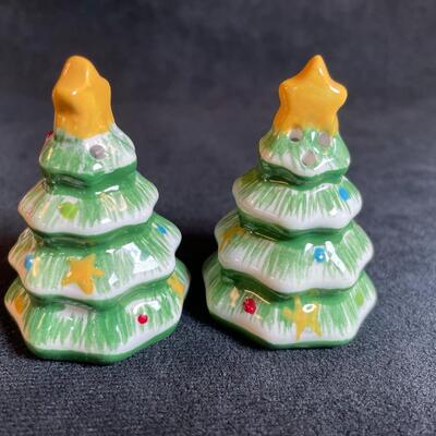 Lot 66  Fenton Bell and Two Christmas Salt & Pepper sets
