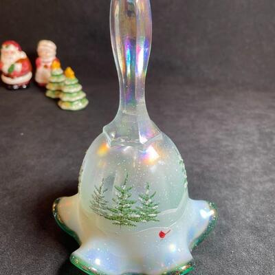Lot 66  Fenton Bell and Two Christmas Salt & Pepper sets
