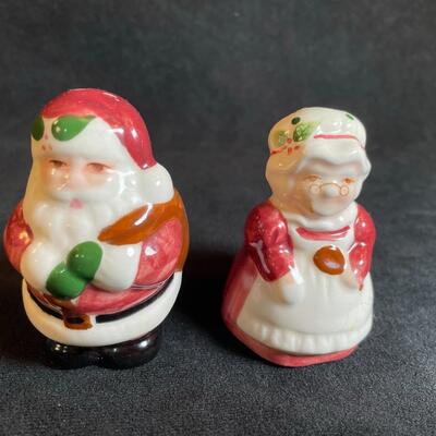 Lot 66  Fenton Bell and Two Christmas Salt & Pepper sets