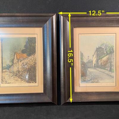 Lot 68 Pair of Antique Engravings