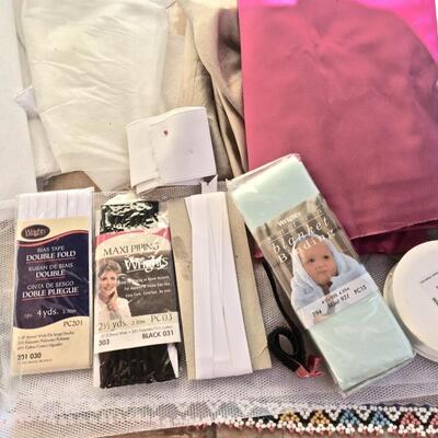 Sewing Notions and Fabric Remnants