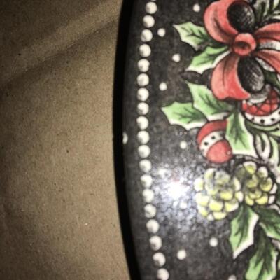 Porcelain Royal Stafford Christmas Plate Made in England