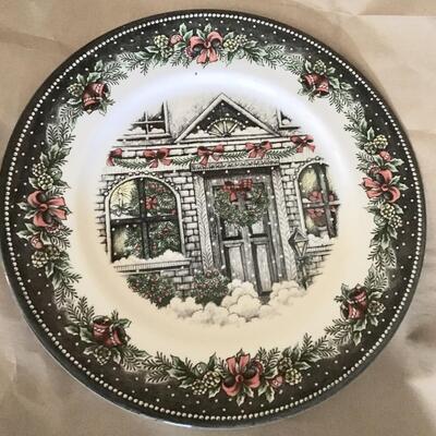 Porcelain Royal Stafford Christmas Plate Made in England