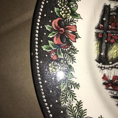 Porcelain Royal Stafford Christmas Plate Made in England