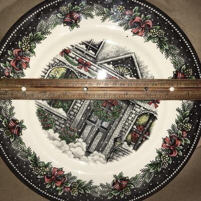 Porcelain Royal Stafford Christmas Plate Made in England
