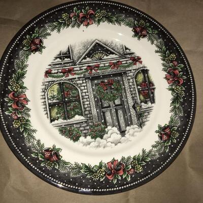 Porcelain Royal Stafford Christmas Plate Made in England