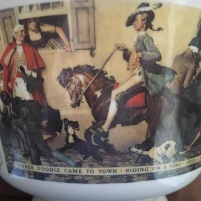 Norman Rockwell Bicentennial "Yankee Doodle" Bowl made by Gorham