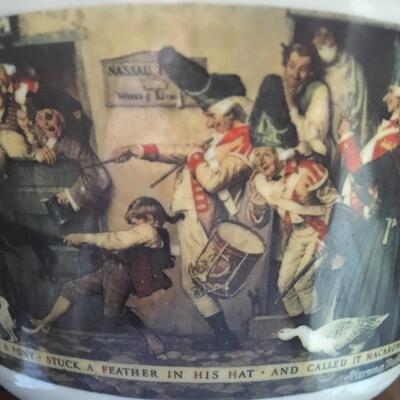 Norman Rockwell Bicentennial "Yankee Doodle" Bowl made by Gorham