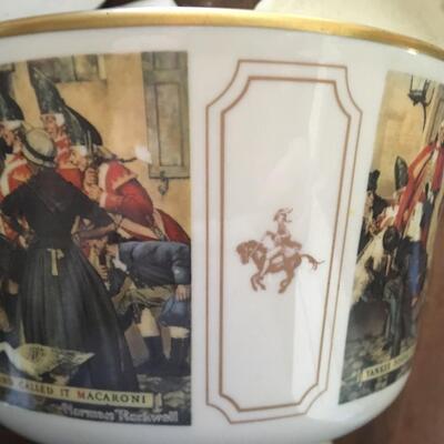 Norman Rockwell Bicentennial "Yankee Doodle" Bowl made by Gorham