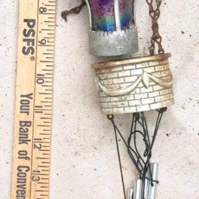 4 Wind Chimes Ceramic Metal Glass Balloon Brass Bells