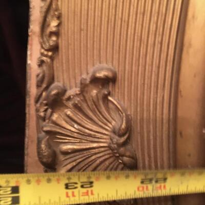 Wall Art Large Antique Photographic Portrait of  Society Lady in. Original Frame