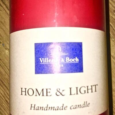 Villeroy & Bosch "Helium" Glass Lantern and Candle Brand New