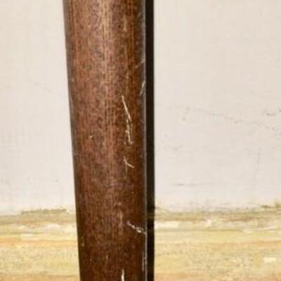 Mid Century Side Table Round 17" tall 15" diameter