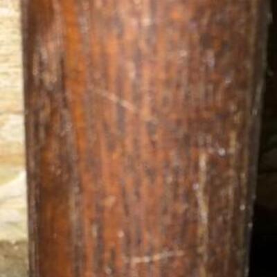 Mid Century Side Table Round 17" tall 15" diameter