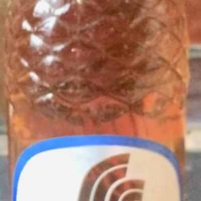 2 Vintage Soda Pop Bottles Mission ~Empty and Sun Crest ~Full