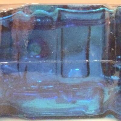 Vintage Avon Blue GlassBottle Antique Car Shape