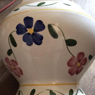 Ceramic Tureen Hand Painted Made in Portugal Vintage