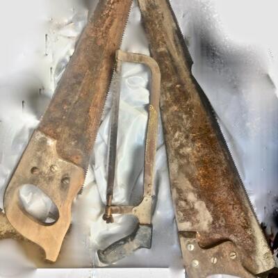 3 Vintage Hand Saws