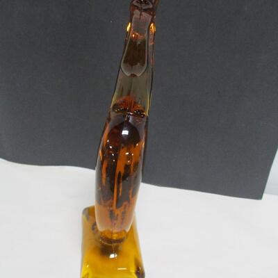 Viking Glass Kellogg Rooster Honey/Amber