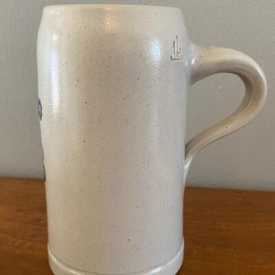Vintage Crown HB Hofbrauhaus German Stoneware Pottery Beer Stein Mug with COA style Paper