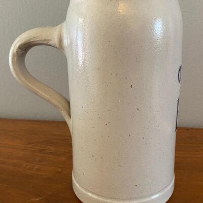 Vintage Crown HB Hofbrauhaus German Stoneware Pottery Beer Stein Mug with COA style Paper