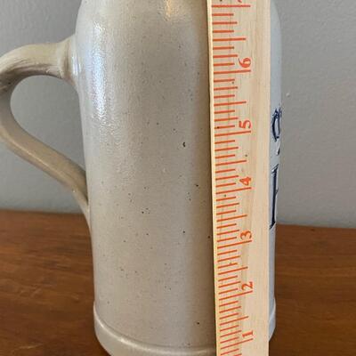 Vintage Crown HB Hofbrauhaus German Stoneware Pottery Beer Stein Mug with COA style Paper