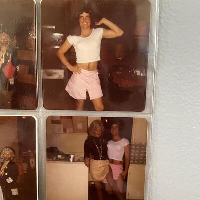 Late 1970s Halloween Costume Party Drag Dress Up Photos