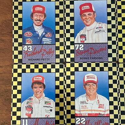 Vintage NASCAR Winston Cup Series Champions Metal Trading Card Set in Collector Tin 