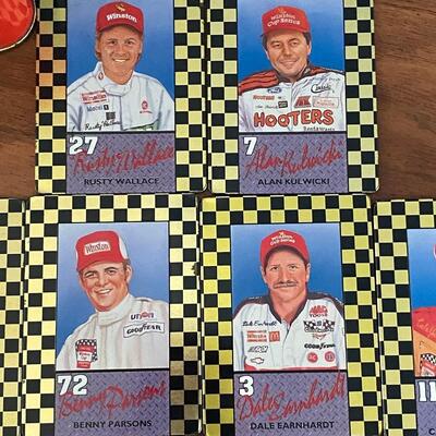 Vintage NASCAR Winston Cup Series Champions Metal Trading Card Set in Collector Tin 