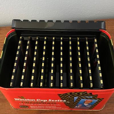 Vintage NASCAR Winston Cup Series Champions Metal Trading Card Set in Collector Tin 