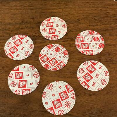 Retro 1994 Del Taco POG Pogs Set of 7