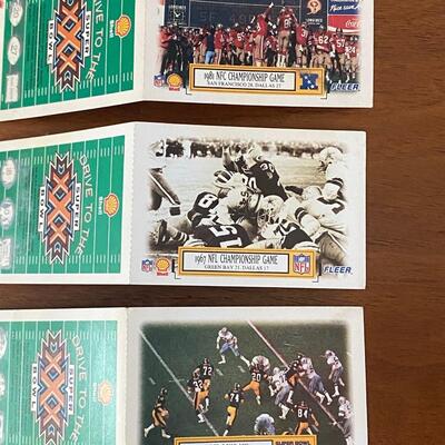 Drive to the Super Bowl XXX 30 Scratch and Win Football Trading Cards Shell Gas 1996